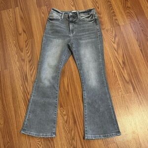 Ceros Women's Vintage Gray Denim Flared Jeans Size 24 NWOT‎